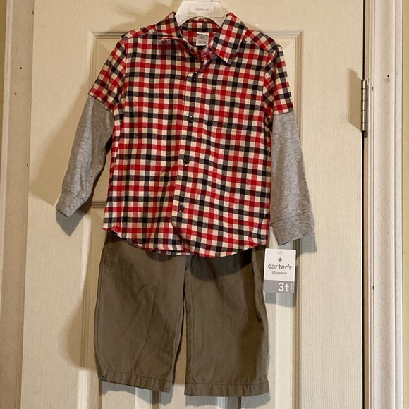 Carters boy 2-piece outfit. 3T. - Picture 1 of 5